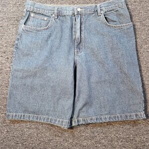 Bugle Boy Denim Shorts Mens 36 Blue Vintage Relaxed Fit Casual 90s Retro Dad